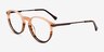 Boaz Tortoise AcetateEyeglass Frames from EyeBuyDirect, Angle View
