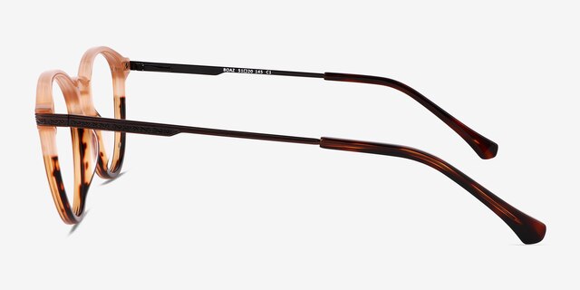 Boaz Tortoise AcetateEyeglass Frames from EyeBuyDirect, Side View