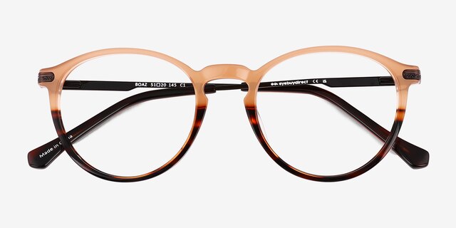 Boaz Tortoise AcetateEyeglass Frames from EyeBuyDirect, Closed View