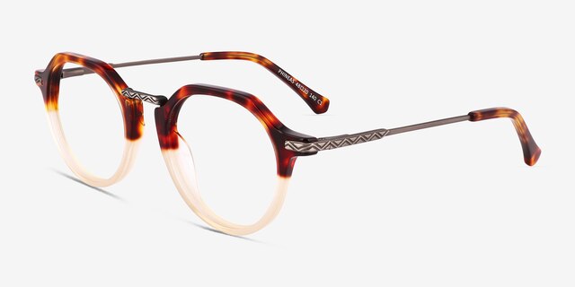 Phineas Tortoise AcetateEyeglass Frames from EyeBuyDirect, Angle View
