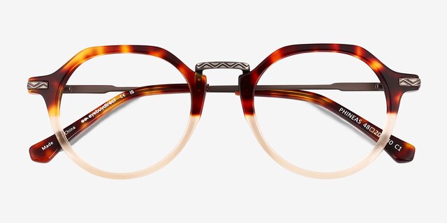 Phineas Tortoise AcetateEyeglass Frames from EyeBuyDirect, Closed View