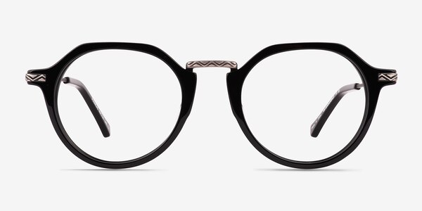 Phineas Noir Acétate Montures de lunettes de vue