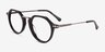 Phineas Black AcetateEyeglass Frames from EyeBuyDirect, Angle View