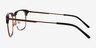 Ezra Black AcetateEyeglass Frames from EyeBuyDirect, Side View