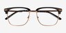 Ezra Black AcetateEyeglass Frames from EyeBuyDirect, Closed View