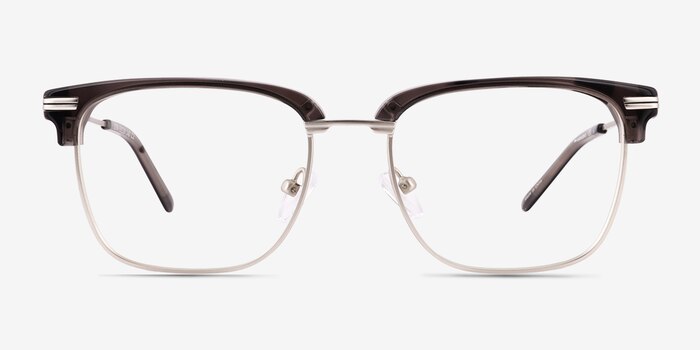Ezra Gray Tortoise Acetate Eyeglass Frames from EyeBuyDirect