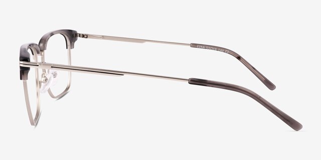 Ezra Gray Tortoise AcetateEyeglass Frames from EyeBuyDirect, Side View
