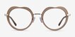 Everafter Crystal Brown AcetateEyeglass Frames from EyeBuyDirect, Front View