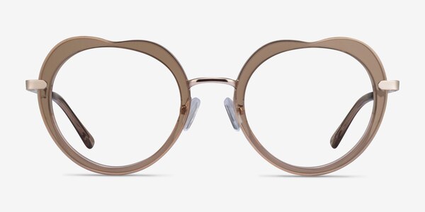 Everafter Crystal Brown Acetate Eyeglass Frames