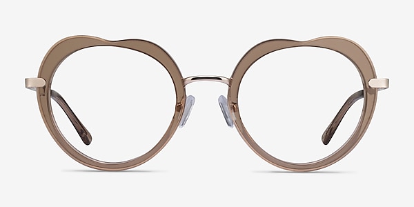 Everafter Crystal Brown Acetate Eyeglass Frames