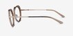 Everafter Crystal Brown AcetateEyeglass Frames from EyeBuyDirect, Side View