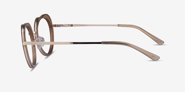 Everafter Crystal Brown AcetateEyeglass Frames from EyeBuyDirect, Side View