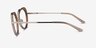 Everafter Crystal Brown AcetateEyeglass Frames from EyeBuyDirect, Side View