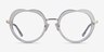 Everafter Crystal Clear AcetateEyeglass Frames from EyeBuyDirect, Front View