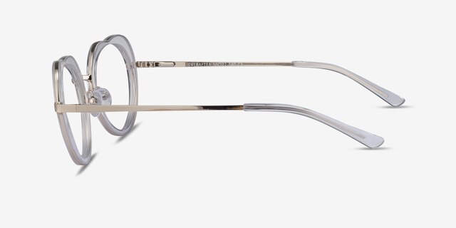 Everafter Crystal Clear AcetateEyeglass Frames from EyeBuyDirect, Side View