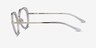 Everafter Crystal Clear AcetateEyeglass Frames from EyeBuyDirect, Side View