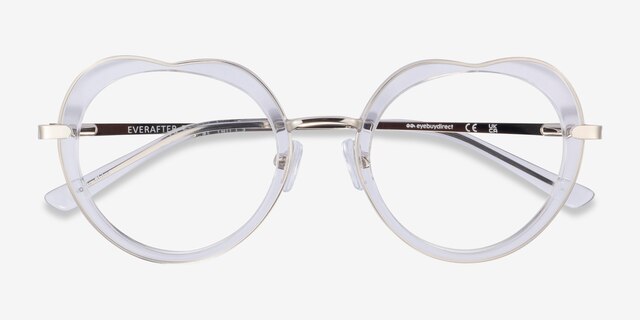 Everafter Crystal Clear AcetateEyeglass Frames from EyeBuyDirect, Closed View