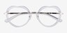 Everafter Crystal Clear AcetateEyeglass Frames from EyeBuyDirect, Closed View