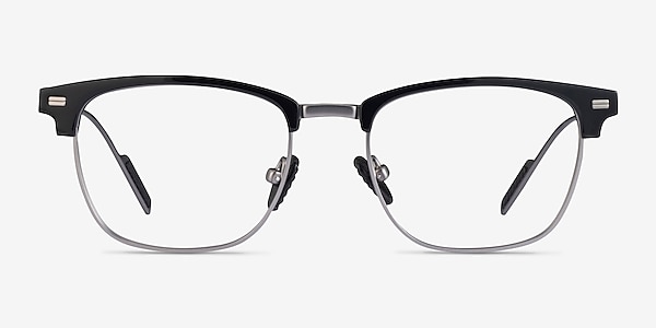 Charge Black Gunmetal Metal Eyeglass Frames