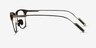 Charge Tortoise Gold MetalEyeglass Frames from EyeBuyDirect, Side View
