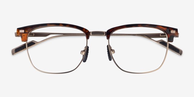 Charge Tortoise Gold MetalEyeglass Frames from EyeBuyDirect, Closed View