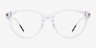 Triumph Clear AcetateEyeglass Frames from EyeBuyDirect, Front View