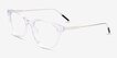 Triumph Clear AcetateEyeglass Frames from EyeBuyDirect, Angle View