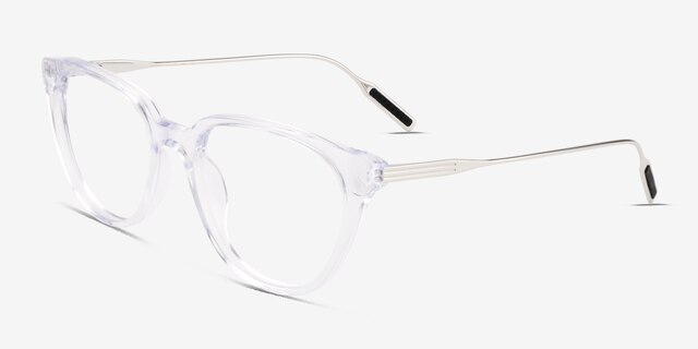 Triumph Clear AcetateEyeglass Frames from EyeBuyDirect, Angle View