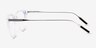 Triumph Clear AcetateEyeglass Frames from EyeBuyDirect, Side View