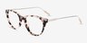 Triumph Ivory Tortoise AcetateEyeglass Frames from EyeBuyDirect, Angle View