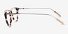 Triumph Ivory Tortoise AcetateEyeglass Frames from EyeBuyDirect, Side View