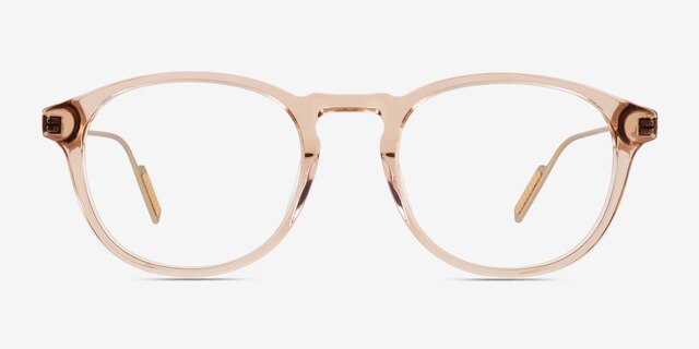 Rise Brown AcetateEyeglass Frames from EyeBuyDirect, Front View