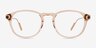 Rise Brown AcetateEyeglass Frames from EyeBuyDirect, Front View