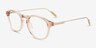 Rise Brown AcetateEyeglass Frames from EyeBuyDirect, Angle View