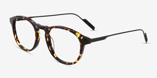 Rise Tortoise AcetateEyeglass Frames from EyeBuyDirect, Angle View