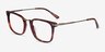 Adzo Tortoise AcetateEyeglass Frames from EyeBuyDirect, Angle View
