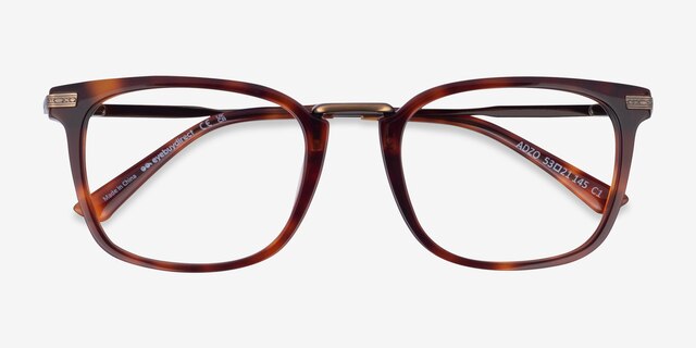 Adzo Tortoise AcetateEyeglass Frames from EyeBuyDirect, Closed View