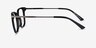 Adzo Black AcetateEyeglass Frames from EyeBuyDirect, Side View