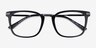 Adzo Black AcetateEyeglass Frames from EyeBuyDirect, Closed View