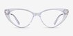 Taran Clear AcetateEyeglass Frames from EyeBuyDirect, Front View