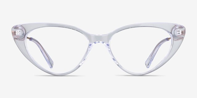 Taran Clear AcetateEyeglass Frames from EyeBuyDirect, Front View