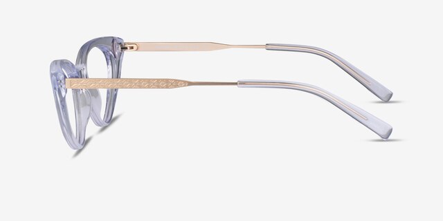 Taran Clear AcetateEyeglass Frames from EyeBuyDirect, Side View
