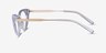 Taran Clear AcetateEyeglass Frames from EyeBuyDirect, Side View