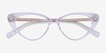Taran Clear AcetateEyeglass Frames from EyeBuyDirect, Closed View