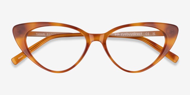 Taran Tortoise AcetateEyeglass Frames from EyeBuyDirect, Closed View