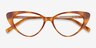 Taran Tortoise AcetateEyeglass Frames from EyeBuyDirect, Closed View
