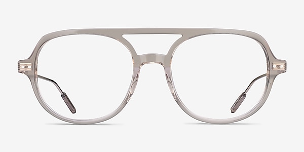 Jett Clear Gray Acétate Montures de lunettes de vue