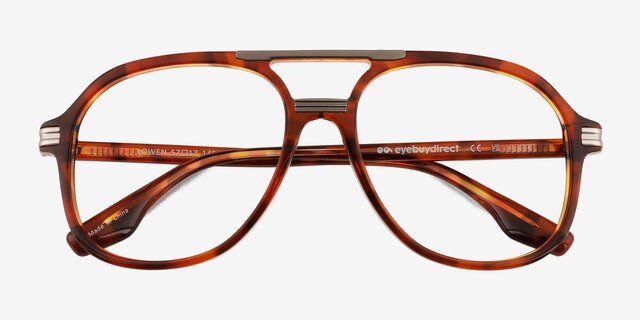 Lowen Tortoise AcetateEyeglass Frames from EyeBuyDirect, Closed View