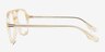 Lowen Clear Yellow AcetateEyeglass Frames from EyeBuyDirect, Side View