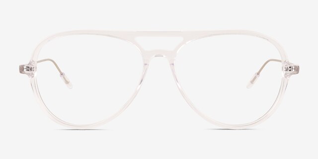 Quin Clear AcetateEyeglass Frames from EyeBuyDirect, Front View
